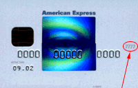 American Express Security Code